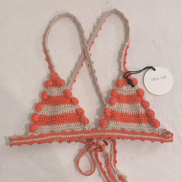 TULAROSA Cora Bikini Crocheted Bikini Top - Picture 5 of 7
